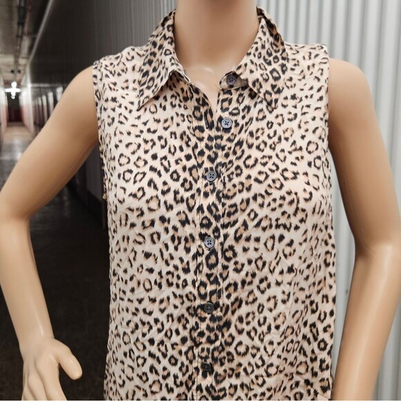 Equipment Femme Leopard Lucinda Silk Shirt Dress - Picture 9 of 9
